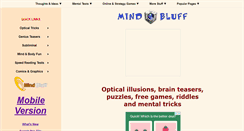 Desktop Screenshot of mindbluff.com